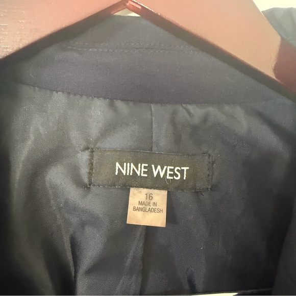 Nine West Navy Blue Blazer Size 16 in Black - Picture 2 of 11
